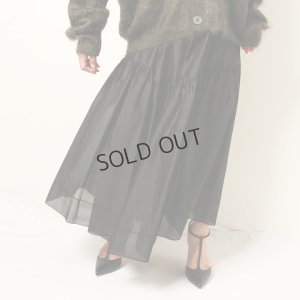 画像9: {SOLD}BLAMINK ブラミンク FALL シルクギャザー ロングスカート{7924-230-0326-BLK-BBA}