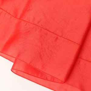 画像4: 【 40%OFF セール99,000円→59,400円】 BLAMINK ブラミンク FALL シルクギャザー ロングスカート{7924-230-0326-RED-BBA}