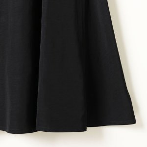 画像4: 【 40%OFF セール88,000円→52,800円】 BLAMINK ブラミンク レーヨンリネンサイドベルトフレアスカート{7924-299-0248-BLK-BAS}