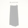  BLAMINK ブラミンク リップジャガードギャザースカート{7924-299-0285-BLK-BAA}