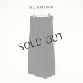 {SOLD}BLAMINK ブラミンク リップジャガードギャザースカート{7924-299-0285-BLK-BAA}