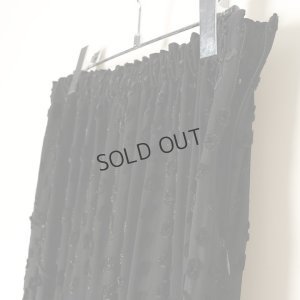 画像2: {SOLD}BLAMINK ブラミンク リップジャガードギャザースカート{7924-299-0285-BLK-BAA}