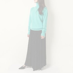 画像6:   BLAMINK ブラミンク リップジャガードギャザースカート{7924-299-0285-BLK-BAA}