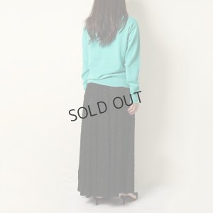 画像7: {SOLD}BLAMINK ブラミンク リップジャガードギャザースカート{7924-299-0285-BLK-BAA}