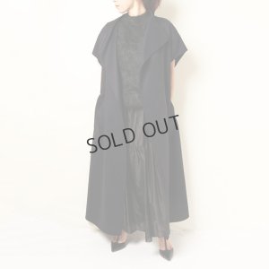 画像11: {SOLD}BLAMINK ブラミンク FALL ウール ダブルフェイス ショートスリーブコート{7925-230-0325-NVY-BBA}