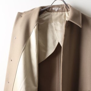 画像7: 【 50%OFFタイムセール セール231,000円→115,500円】 BLAMINK ブラミンク ウールステンカラー ロングコート{7925-299-0158-BEIGE-AIA}