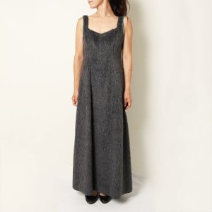 画像7: 【 40%OFF セール154,000円→92,400円】 BLAMINK ブラミンク アルパカポリエステルシャギー変形ダーツドレス{7926-230-0220-DGY-BJA}