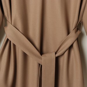 画像5: 【 40%OFF セール110,000円→66,000円】 BLAMINK ブラミンク ウールVネックロングスリーブワンピース{7926-230-0233-BEG-BJA}