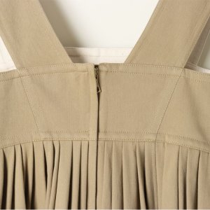 画像5: 【 40%OFF セール154,000円→92,400円】 BLAMINK ブラミンク コットンストラップタックワンピース{7926-230-0251-BEG-BAS}