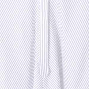 画像5:   BLAMINK ブラミンク コットンバイアスストライプノースリーブワンピース{7926-230-0298-LBL-BBS}