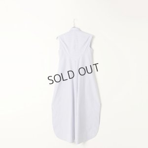 画像8: {SOLD}BLAMINK ブラミンク コットンバイアスストライプノースリーブワンピース{7926-230-0298-LBL-BBS}