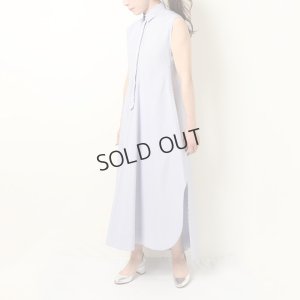 画像12: {SOLD}BLAMINK ブラミンク コットンバイアスストライプノースリーブワンピース{7926-230-0298-LBL-BBS}