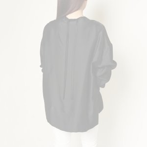 画像10:   【Regular item】BLAMINK ブラミンク シルクインティメイトブラウス{7939-299-0001-BLK-BAA}