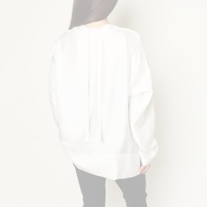 画像10:   【Regular item】BLAMINK ブラミンク シルクインティメイトブラウス{7939-299-0001-WHT-BAS}