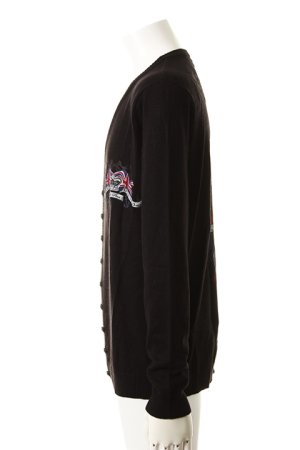 画像3: 【周年記念 24%OFF ｜208,546円→158,496円】 PHILIPP PLEIN フィリッププレイン cardigan brit skull{09FWSWE071-BLK-}