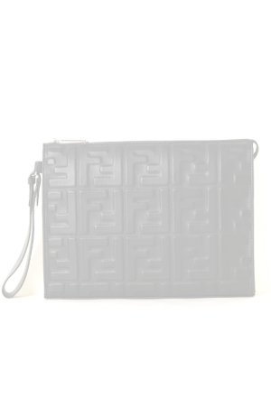 画像1:   FENDI フェンディ CLUTCH NAPPA FF 1974 EMBOSSED {-BJA}  :7VA491A72V-BLK-TU 