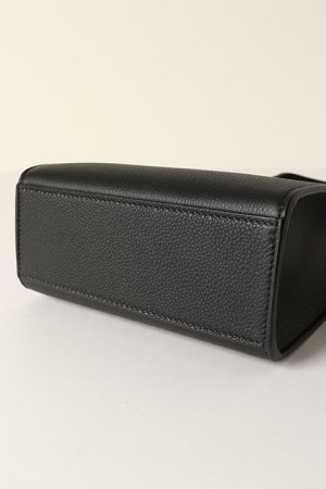 画像6: FENDI フェンディ ゴートゥ ショッパー スモール ブラックレザー バッグ{-BCS}