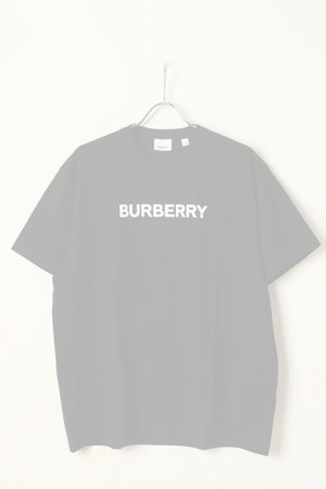 画像1:   BURBERRY バーバリー ロゴプリント コットン オーバーサイズTシャツ{-BCS}