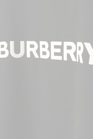 画像2:   BURBERRY バーバリー ロゴプリント コットン オーバーサイズTシャツ{-BCS}