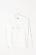   BALMAIN バルマン BF1 C&S TOP SWEAT BALMAIN LOGO{816804619I-0001-AIS}
