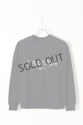 {SOLD}BALMAIN バルマン BF1 C&S TOP SWEAT BALMAIN LOGO{816804619I-0100-AIS}