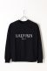 画像1: {SOLD}BALMAIN バルマン BF1 C&S TOP SWEAT BALMAIN LOGO{816804619I-0100-AIS} (1)