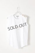 {SOLD}BALMAIN バルマン BF2 T-SHIRT LOGO BALMAIN GOLD{818105326I-0001-AIS}