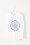   BALMAIN バルマン BF1 T-SHIRT BLASON LOGO G-PRINT SSL{828105I001-5207-AIS}