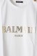 画像4: {SOLD}BALMAIN バルマン BF1 T-SHIRT BALMAIN-LOGO FOIL{9111077I042-GAD-AIS} (4)