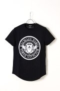 BALMAIN バルマン BH2 T-SHIRTS COIN-LOGO FLOCKY{-AIS}