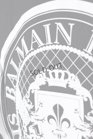 画像5: BALMAIN バルマン BH2 T-SHIRTS COIN-LOGO FLOCKY{-AIS}