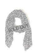 {SOLD}BALMAIN バルマン BH1 ACC SCARF NEW-LOGO{-AIS}