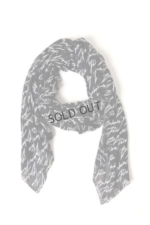 画像1: {SOLD}BALMAIN バルマン BH1 ACC SCARF NEW-LOGO{-AIS}