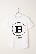 BALMAIN バルマン BH2 T-SHIRT B-LOGO{-AIA}