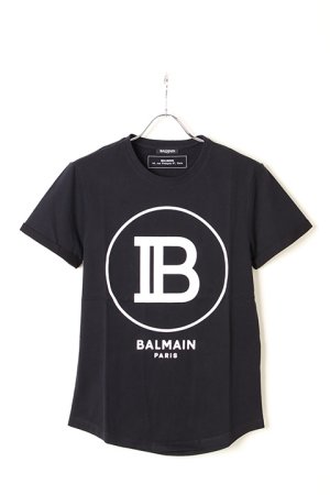 画像1: 【 50%OFF セール｜52,800円→26,400円】 BALMAIN バルマン BH2 T-SHIRT B-LOGO{-AIA}