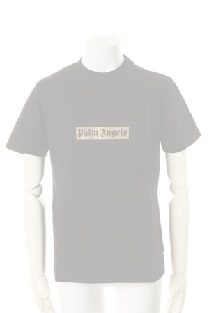 画像1:   Palm Angels パームエンジェルス GLITTER LOGO TEE{PMAA001S7084002-1093-AGS}