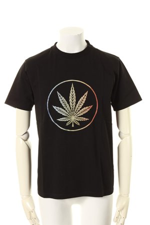 画像1: Palm Angels パームエンジェルス RAINBOW WEED TEE{PMAA001S7084021-1088-AGS}