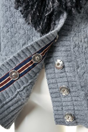 画像5: dictionary ディクショナリー Fringe knit collar Cardigan{A11-LK1-CD01-02-}
