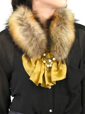 画像1: dictionary ディクショナリー Fur and Ruffled collar{A11-LL1-NE01-01-}