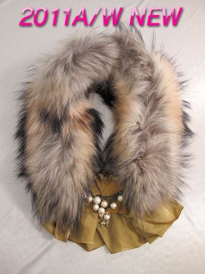 画像2: dictionary ディクショナリー Fur and Ruffled collar{A11-LL1-NE01-01-}