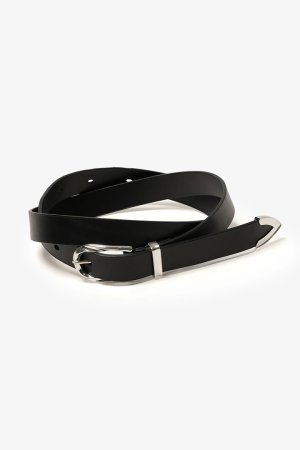 画像1: ATTACHMENT アタッチメント カウレザー ウエスタンベルト{-BFS}