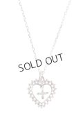 {SOLD}ahkah blanc アーカーブラン ラブランハートネックレス{AB0446100100-}