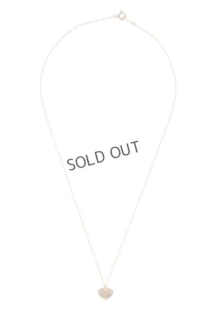 画像2: {SOLD}ahkah blanc アーカーブラン エリオーネハートイニシャル E ネックレス{AB0993010100-}