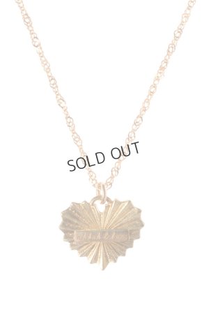 画像4: {SOLD}ahkah blanc アーカーブラン エリオーネハートイニシャル E ネックレス{AB0993010100-}