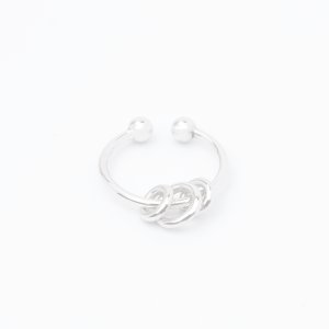 画像1:   Hirotaka ヒロタカ 3 Circles Ear Cuff(WhiteGold){-BJS}