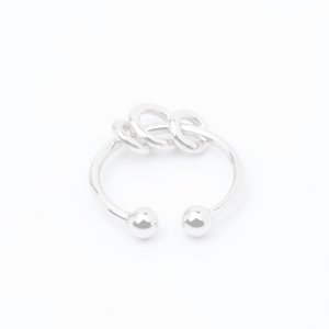 画像2:   Hirotaka ヒロタカ 3 Circles Ear Cuff(WhiteGold){-BJS}