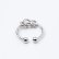 画像2: {SOLD}Hirotaka ヒロタカ 3 Circles Ear Cuff(WhiteGold){-BJS} (2)