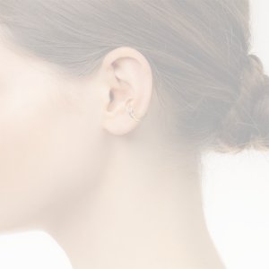 画像4:   Hirotaka ヒロタカ Bumble Bee Diamond Ear Cuff{-BAS}