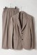 画像1: ALBERTO BRESCI アルベルトブレーシ PEAK LAPEL SUIT{-BFS} (1)