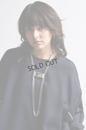画像3: {SOLD}ACUOD by CHANU アクオド バイ チャヌ 2CHAIN BUCKLE NECKLACE{AC-21SS-2CBKNL-BJA}